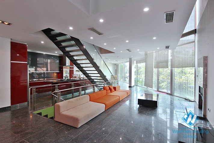 Unique roof-top swimming pool house for rent in Tay Ho, Hanoi 